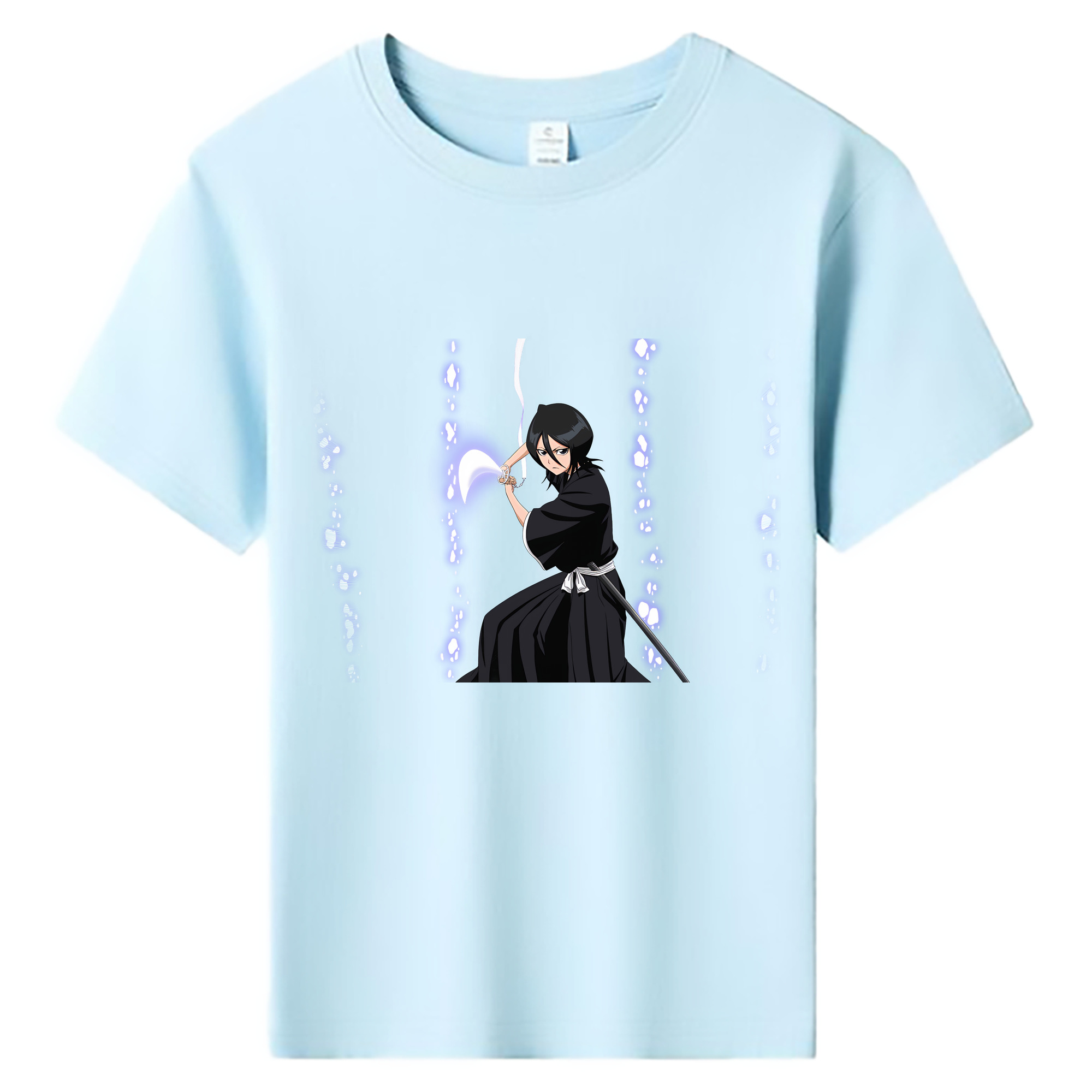 （画像用） ブリーチ 朽木ルキア BLEACH Kuchiki Rukia 綿100％キッズTシャツ（フロントプリント）